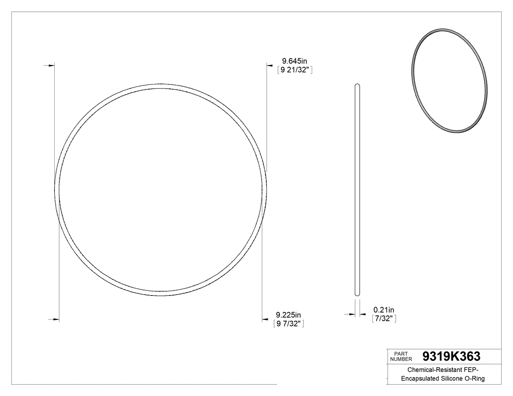 Technical drawing - 9319K363